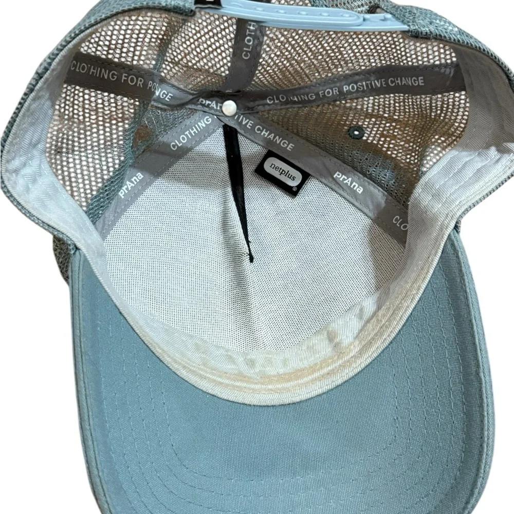 prAna Trucker Hat Logo‎ Graphic Mesh Back Outdoor Cap Snapback